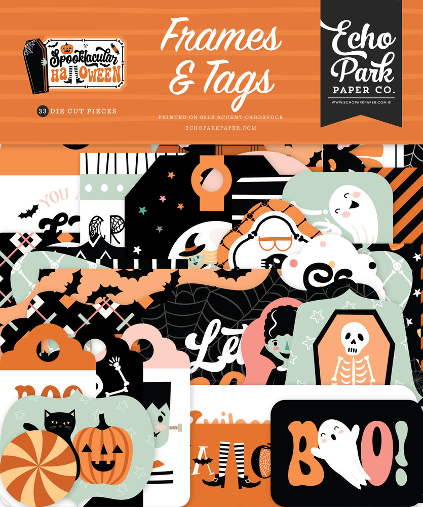 Echo Park Spooktacular Halloween Frames & Tags (SH382025)