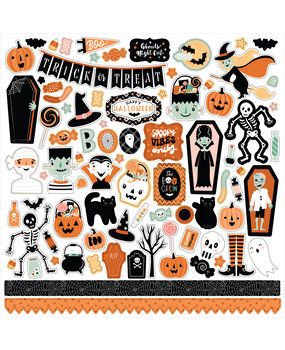 Echo Park Spooktacular Halloween 12x12 Inch Element Sticker (SH382014)
