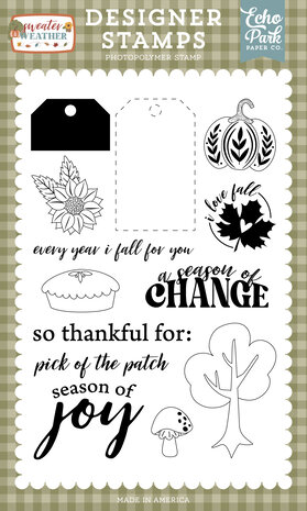 Echo Park Season Of Change Clear Stamps (SW381041)