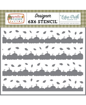 Echo Park Fall In Line Stencil (SW381034)