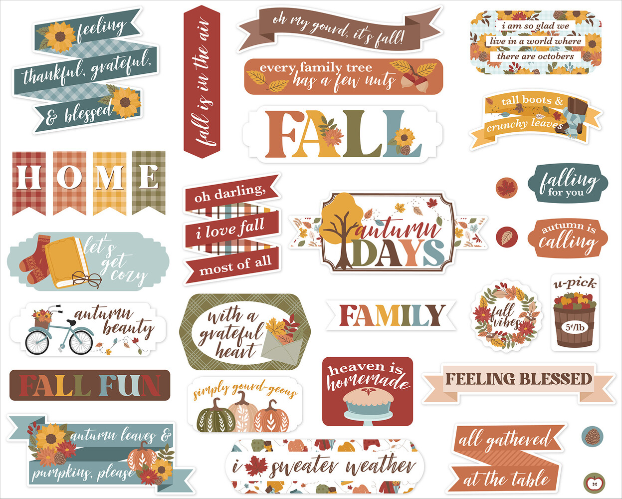 Echo Park Sweater Weather Titles & Phrases (SW381032) Echo Park Sweater Weather Titles & Phrases (SW381032)