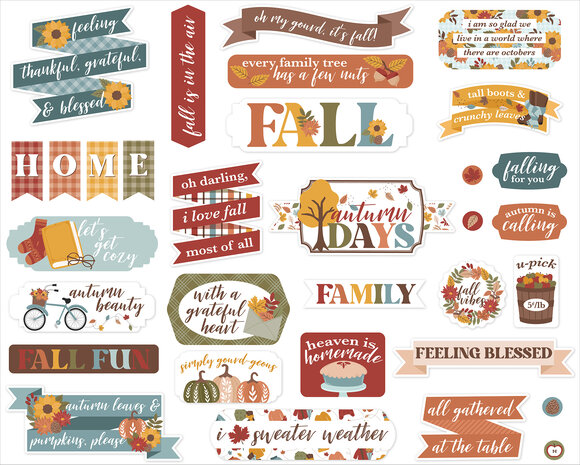 Echo Park Sweater Weather Titles & Phrases (SW381032) Echo Park Sweater Weather Titles & Phrases (SW381032)