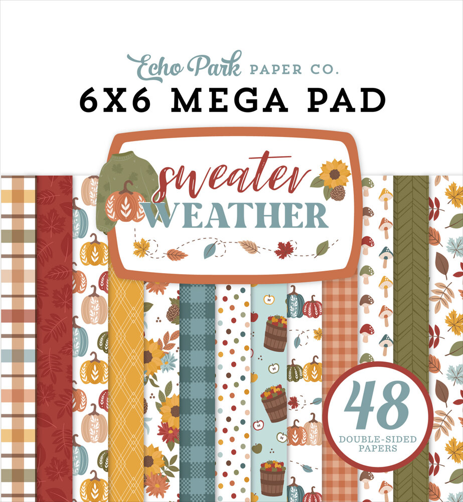 Echo Park Sweater Weather 6x6 Inch Cardmakers Mega Pad (SW381031) Echo Park Sweater Weather 6x6 Inch Cardmakers Mega Pad (SW381031)