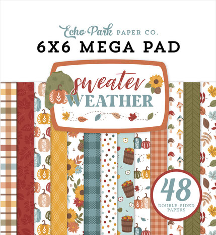 Echo Park Sweater Weather 6x6 Inch Cardmakers Mega Pad (SW381031) Echo Park Sweater Weather 6x6 Inch Cardmakers Mega Pad (SW381031)