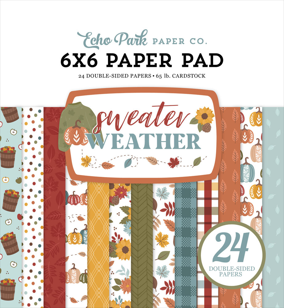 Echo Park Sweater Weather 6x6 Inch Paper Pad (SW381023)