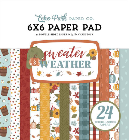 Echo Park Sweater Weather 6x6 Inch Paper Pad (SW381023)