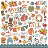 Echo Park Sweater Weather 12x12 Inch Element Sticker (SW381014)