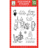 Echo Park Very Pooh Bear Christmas Clear Stamps (WPC386046)