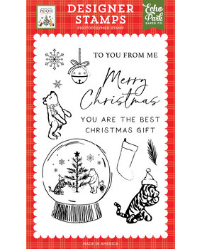 Echo Park Snow Globe Scene Clear Stamps (WPC386045)