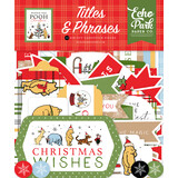 Echo Park Winnie The Pooh Christmas Titles & Phrases (WPC386032)