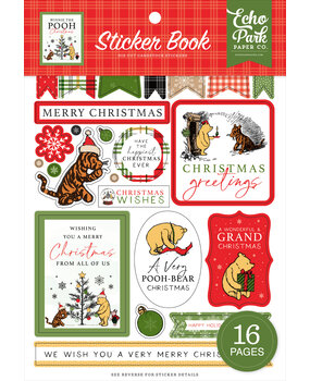 Echo Park Winnie The Pooh Christmas Sticker Book (WPC386029)