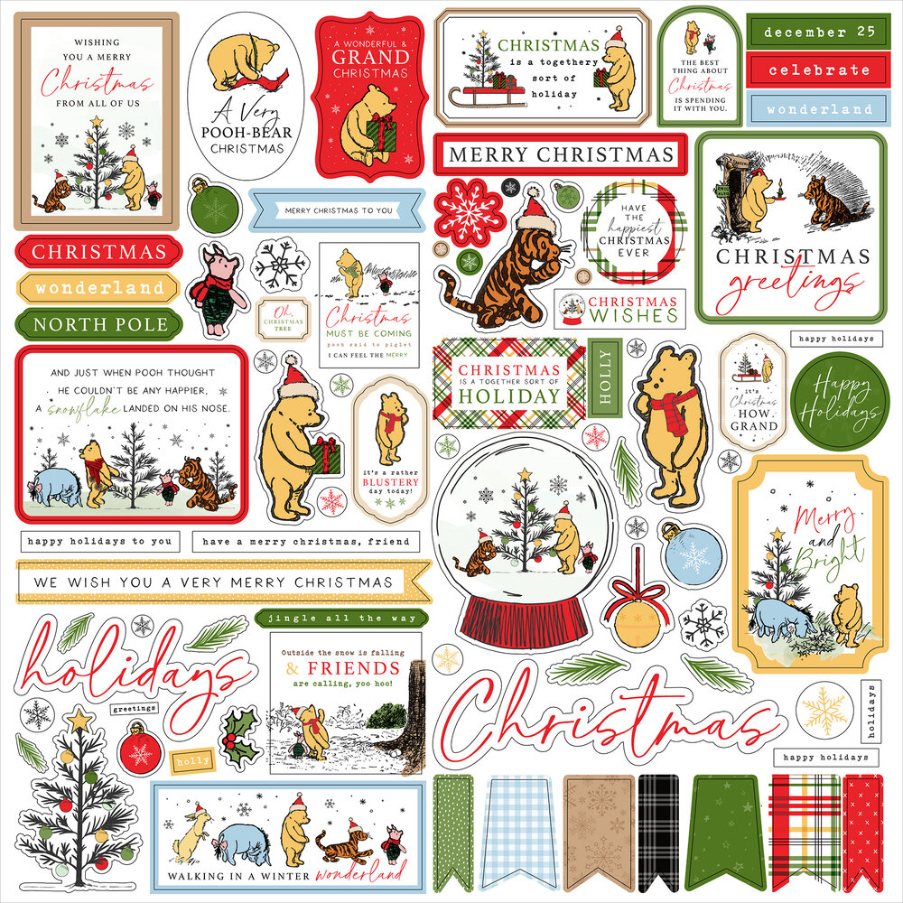 Echo Park Winnie The Pooh Christmas Mega Bundle (WPC386050) Echo Park Winnie The Pooh Christmas Mega Bundle (WPC386050)