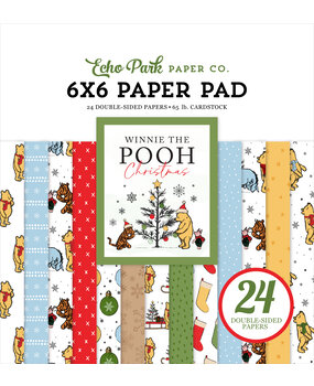 Echo Park Winnie The Pooh Christmas 6x6 Inch Paper Pad (WPC386023)