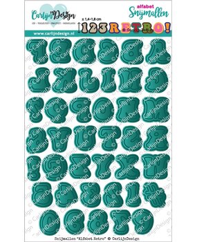 CarlijnDesign Dies Alfabet Retro (CDSN-0272)