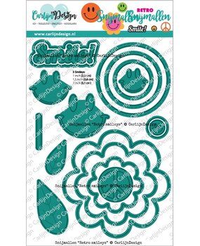 CarlijnDesign Dies Retro Smileys (CDSN-0271)