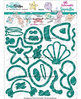 CarlijnDesign Snijmallen Fishy Friends (CDSN-0266)