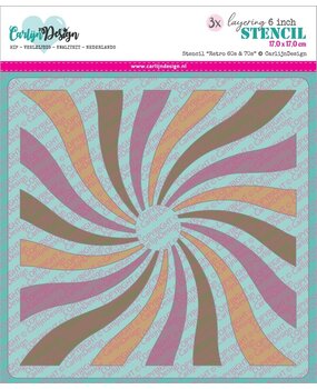 CarlijnDesign Stencils Retro 60s & 70s (CDSC-0035)
