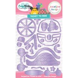 CarlijnDesign Snijmallen Ticket to Ride CDJD-0045)