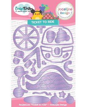 CarlijnDesign Snijmallen Ticket to Ride CDJD-0045)