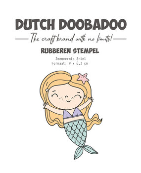 Dutch Doobadoo Rubber Stamp Zeemeermin Ariel (497.004.020)