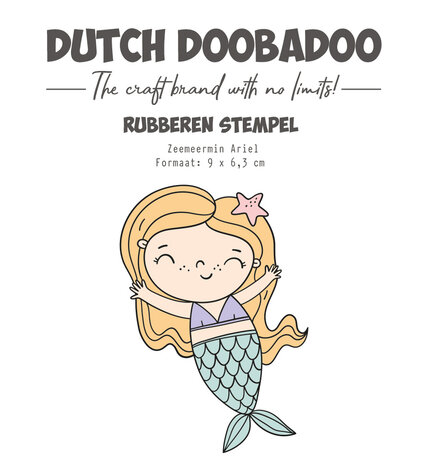 Dutch Doobadoo Rubber Stamp Zeemeermin Ariel (497.004.020) (OUTLET) Dutch Doobadoo Rubber Stamp Zeemeermin Ariel (497.004.020) (OUTLET)
