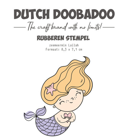 Dutch Doobadoo Rubber Stamp Zeemeermin Lailah (497.004.021) (OUTLET) Dutch Doobadoo Rubber Stamp Zeemeermin Lailah (497.004.021) (OUTLET)