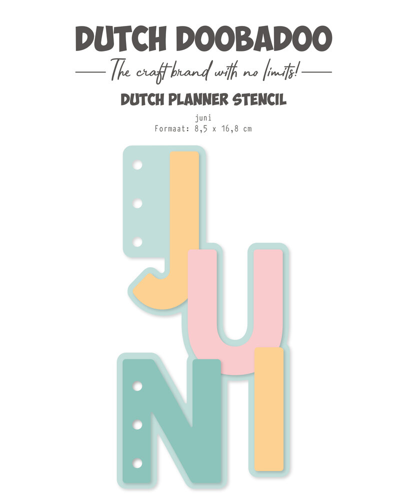 Dutch Doobadoo Dutch Planner Stencil Juni (470.784.327) (OUTLET)