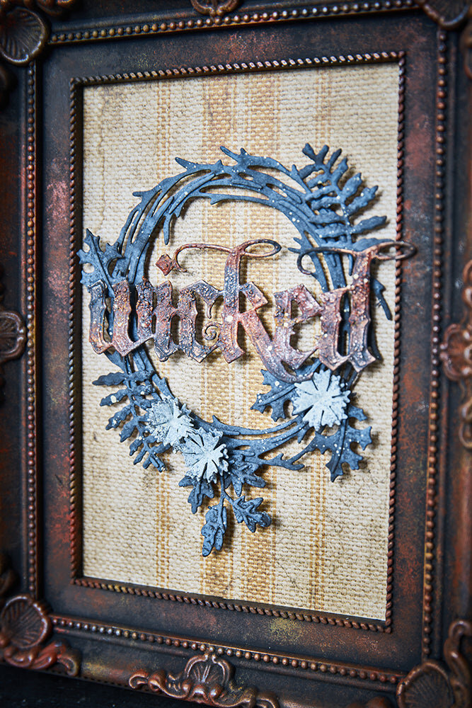 Sizzix Thinlits Die by Tim Holtz Vault Foliage Wreath (14pcs) (666682)