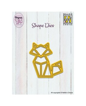 Nellie Snellen Shape Die Origami Fox (SD324) (DISCONTINUED)