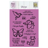 Nellie Snellen Clear Stamps Foldtastic Origami A6 (NSCS017) (OUTLET)