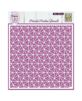 Nellie Snellen Stencil Origami Triangles (MMS4K-069) (OUTLET) Nellie Snellen Stencil Origami Triangles (MMS4K-069) (OUTLET)