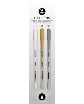 Studio Light Gel Pens White/Gold/Silver (SL-CO-GP01) (DISCONTINUED)
