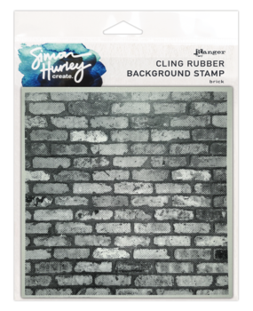 Ranger Simon Hurley create. Background Stamp 6x6 Inch Brick (HUR87137) (DISCONTINUED)