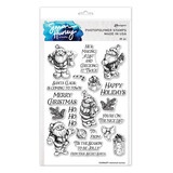 Ranger Simon Hurley create. Photopolymer Stamps 6x9 Inch Sketched Santas (HUR86697) (DISCONTINUED)