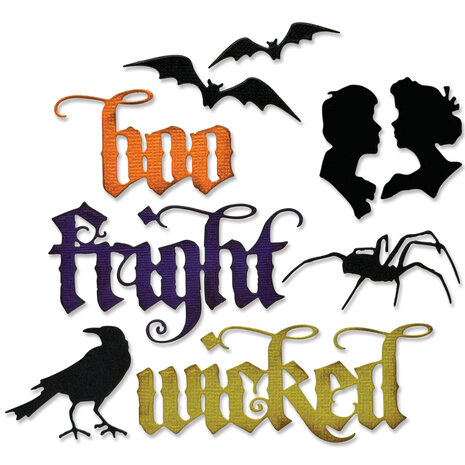 Sizzix Thinlits Die by Tim Holtz Vault Gothic Portraits (9pcs) (666681)