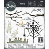 Sizzix Thinlits Die by Tim Holtz Vault Fright Night (11pcs) (666684) Sizzix Thinlits Die by Tim Holtz Vault Fright Night (11pcs) (666684)