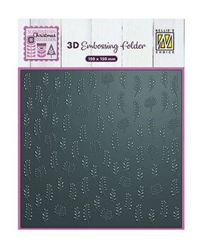 Nellie Snellen 3D Embossing Folder Leaves (EF3D098)