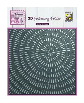 Nellie Snellen 3D Embossing Folder Sliced Wood (EF3D100)