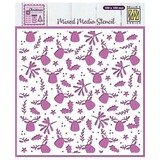 Nellie Snellen Mixed Media Stencil Moose (MMS4K-072)