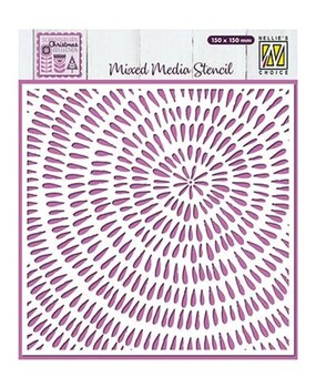 Nellie Snellen Mixed Media Stencil Sliced Wood (MMS4K-077)