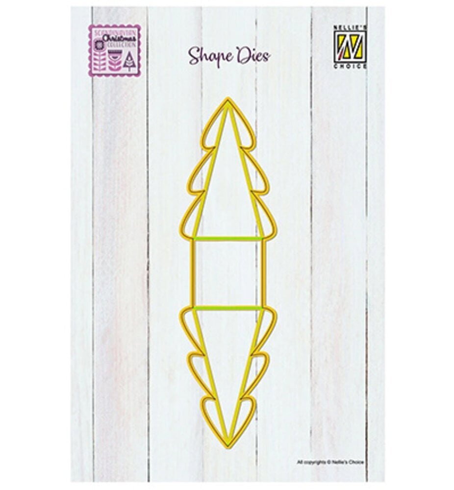 Nellie Snellen Shape Die Christmas Tree Box (SD327) (OUTLET)