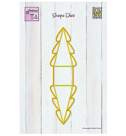 Nellie Snellen Shape Die Christmas Tree Box (SD327) (OUTLET)