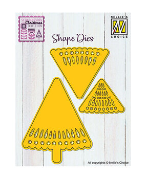 Nellie Snellen Shape Die Pattern Scandinavian Christmas Tree (SD331)