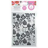 Tonic Studios A Candy Cane Christmas 3D Embossing Folder Bountiful Baubles (5537e)