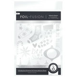 Tonic Studios A Candy Cane Christmas Foil Fusion A5 Adhesive Sheets (4pcs) (5543e)