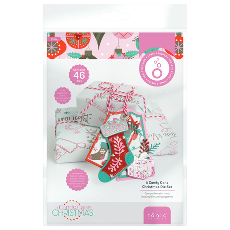 Tonic Studios A Candy Cane Christmas Die Set (46pcs) (5539e) Tonic Studios A Candy Cane Christmas Die Set (46pcs) (5539e)