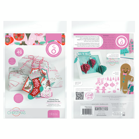 Tonic Studios A Candy Cane Christmas Die Set (46pcs) (5539e) Tonic Studios A Candy Cane Christmas Die Set (46pcs) (5539e)