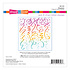 Streamers Cling Rubber Stamp (RSC-034) (OUTLET)