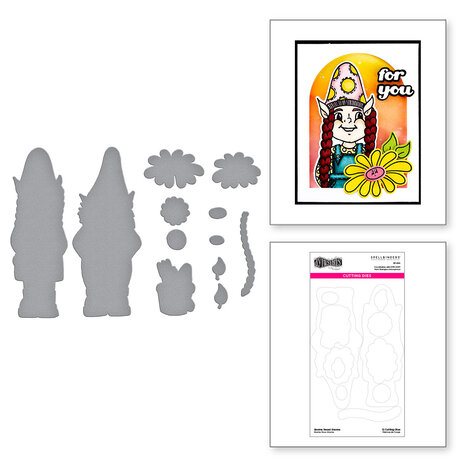 Spellbinders Gnome Sweet Gnome Etched Dies (S7-254) (OUTLET) Spellbinders Gnome Sweet Gnome Etched Dies (S7-254) (OUTLET)