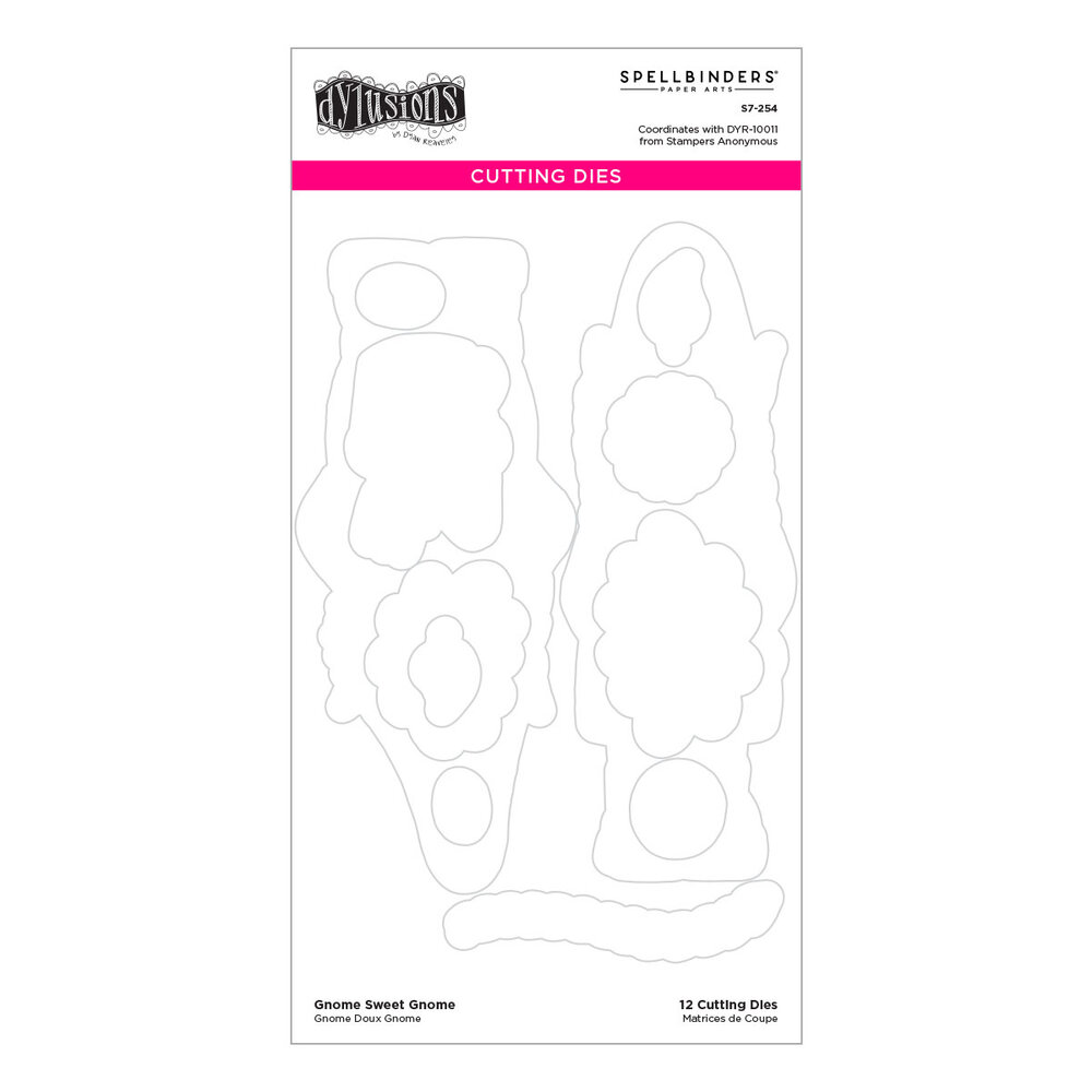 Spellbinders Gnome Sweet Gnome Etched Dies (S7-254) (OUTLET) Spellbinders Gnome Sweet Gnome Etched Dies (S7-254) (OUTLET)